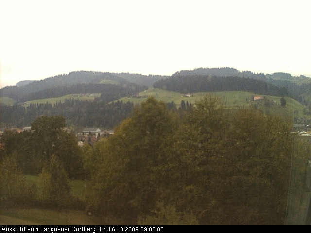 Webcam-Bild: Aussicht vom Dorfberg in Langnau 20091016-090500
