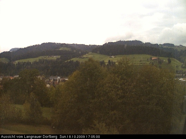 Webcam-Bild: Aussicht vom Dorfberg in Langnau 20091018-170500