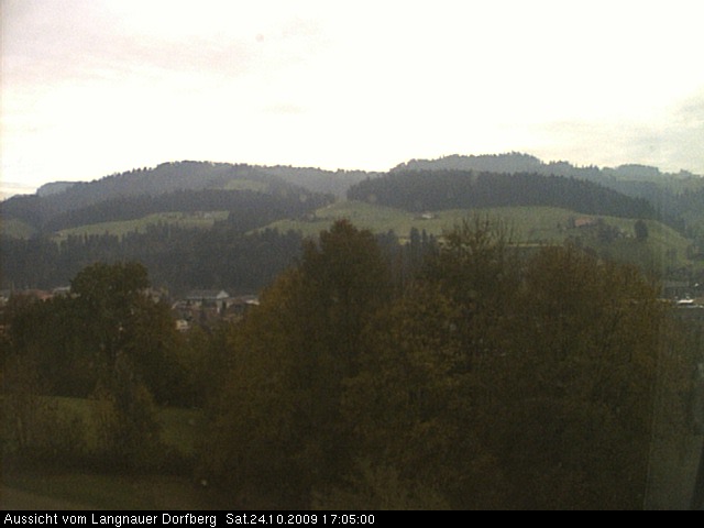 Webcam-Bild: Aussicht vom Dorfberg in Langnau 20091024-170500