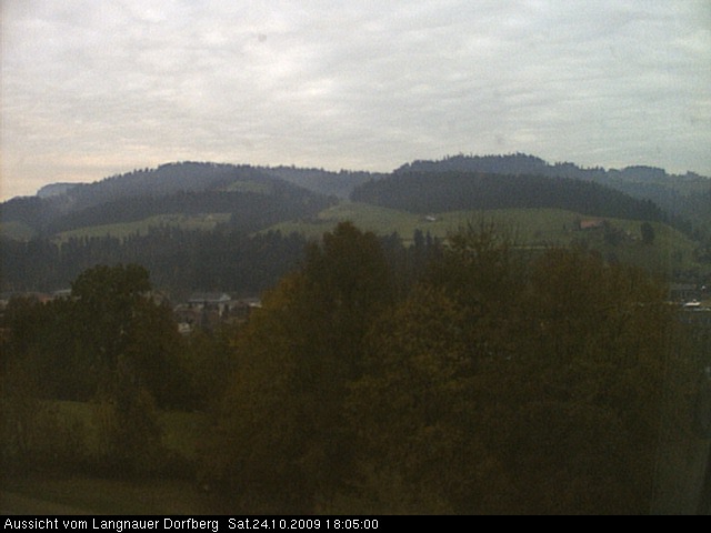 Webcam-Bild: Aussicht vom Dorfberg in Langnau 20091024-180500