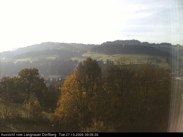Webcam-Bild: Aussicht vom Dorfberg in Langnau 20091027-090500