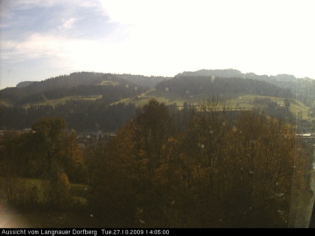 Webcam-Bild: Aussicht vom Dorfberg in Langnau 20091027-140500