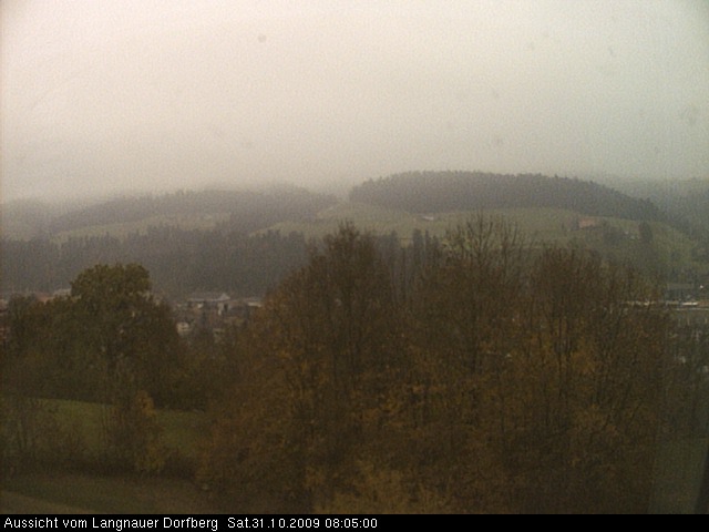 Webcam-Bild: Aussicht vom Dorfberg in Langnau 20091031-080500
