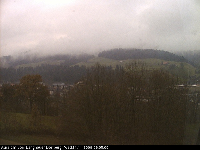 Webcam-Bild: Aussicht vom Dorfberg in Langnau 20091111-090500