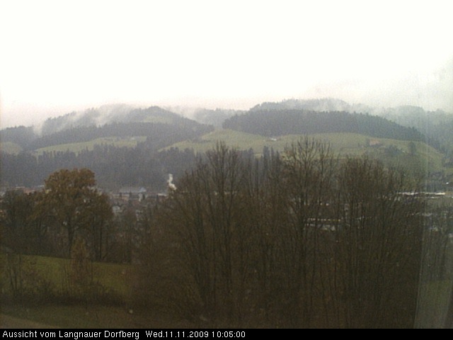 Webcam-Bild: Aussicht vom Dorfberg in Langnau 20091111-100500
