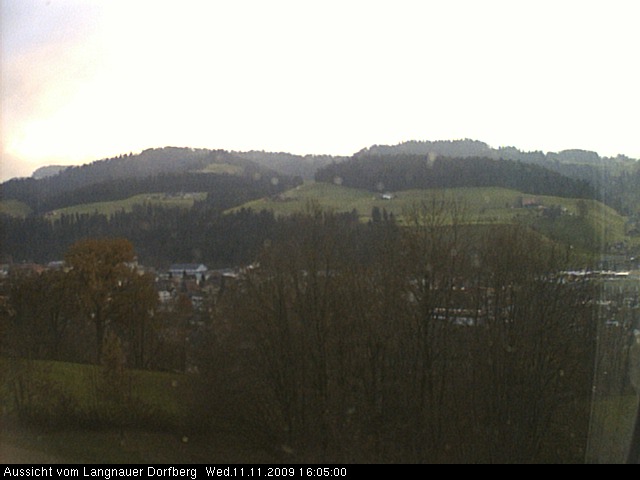 Webcam-Bild: Aussicht vom Dorfberg in Langnau 20091111-160500