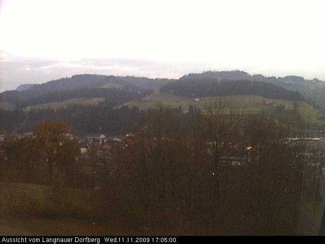 Webcam-Bild: Aussicht vom Dorfberg in Langnau 20091111-170500