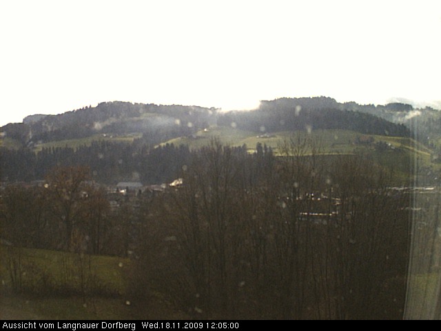 Webcam-Bild: Aussicht vom Dorfberg in Langnau 20091118-120500