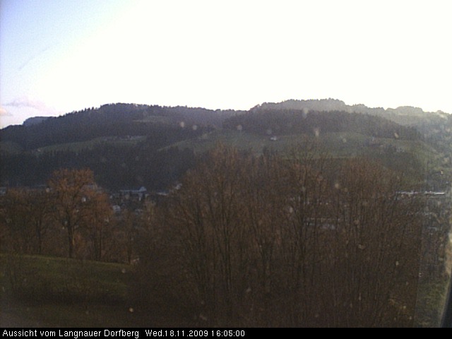Webcam-Bild: Aussicht vom Dorfberg in Langnau 20091118-160500