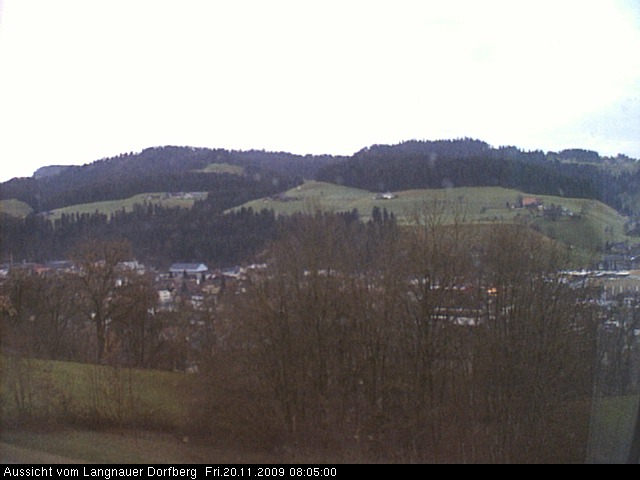 Webcam-Bild: Aussicht vom Dorfberg in Langnau 20091120-080500