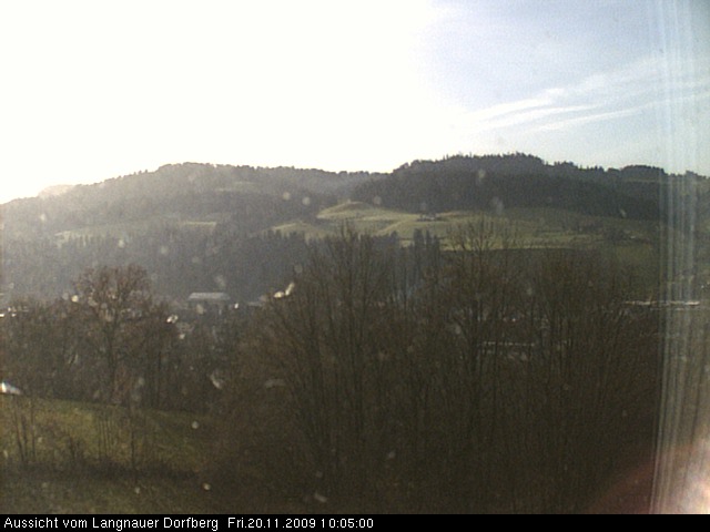 Webcam-Bild: Aussicht vom Dorfberg in Langnau 20091120-100500