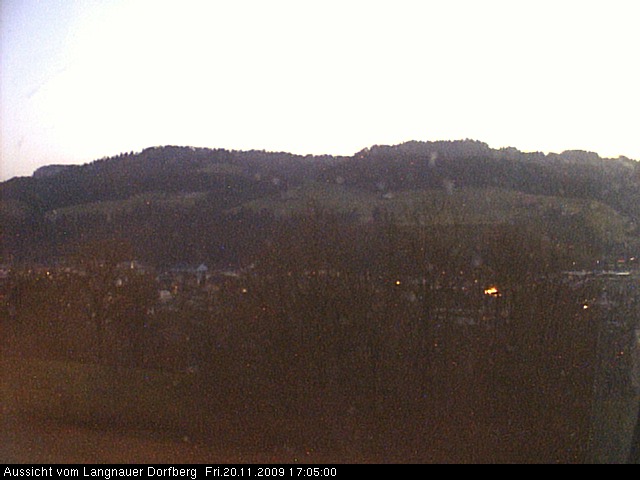 Webcam-Bild: Aussicht vom Dorfberg in Langnau 20091120-170500