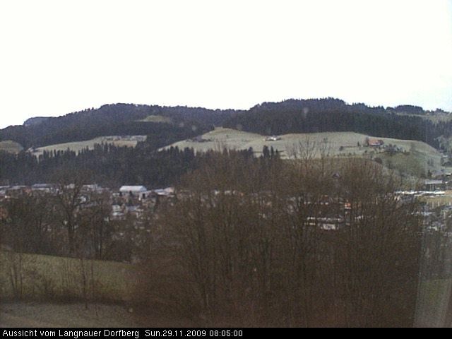Webcam-Bild: Aussicht vom Dorfberg in Langnau 20091129-080500