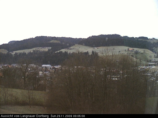 Webcam-Bild: Aussicht vom Dorfberg in Langnau 20091129-090500