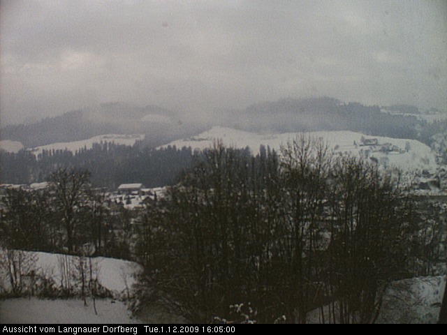 Webcam-Bild: Aussicht vom Dorfberg in Langnau 20091201-160500