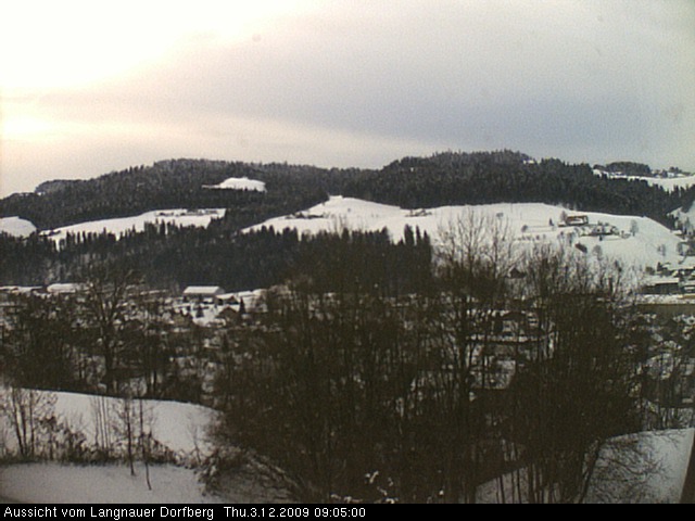 Webcam-Bild: Aussicht vom Dorfberg in Langnau 20091203-090500