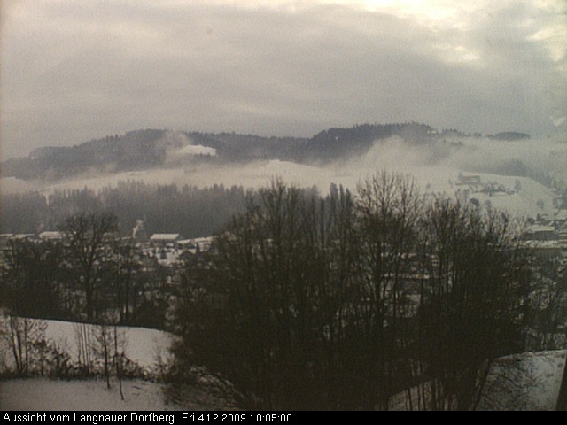 Webcam-Bild: Aussicht vom Dorfberg in Langnau 20091204-100500
