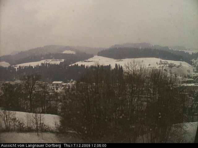 Webcam-Bild: Aussicht vom Dorfberg in Langnau 20091217-120500