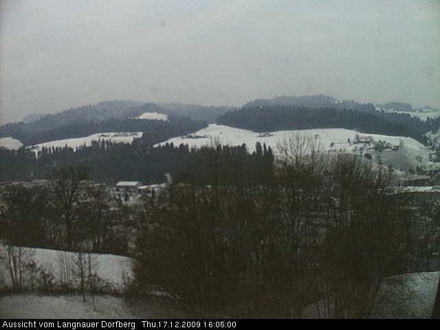Webcam-Bild: Aussicht vom Dorfberg in Langnau 20091217-160500