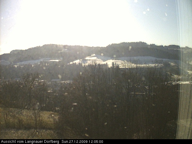 Webcam-Bild: Aussicht vom Dorfberg in Langnau 20091227-120500