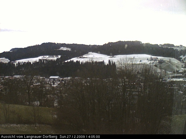 Webcam-Bild: Aussicht vom Dorfberg in Langnau 20091227-140500
