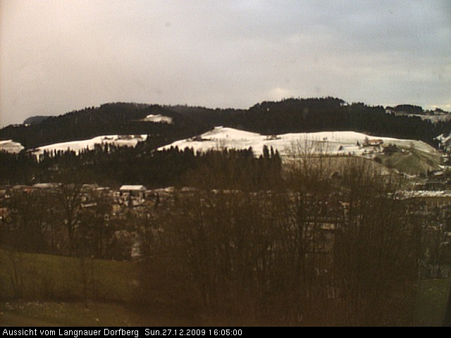 Webcam-Bild: Aussicht vom Dorfberg in Langnau 20091227-160500