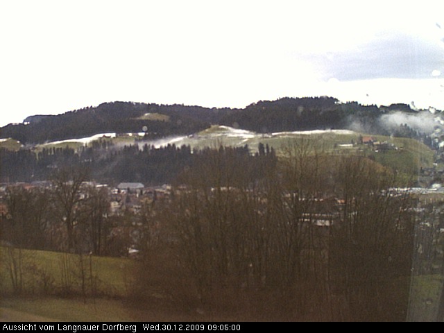 Webcam-Bild: Aussicht vom Dorfberg in Langnau 20091230-090500