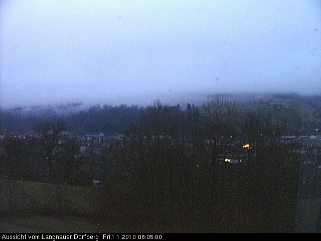 Webcam-Bild: Aussicht vom Dorfberg in Langnau 20100101-080500