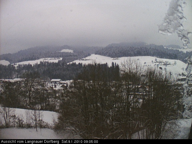 Webcam-Bild: Aussicht vom Dorfberg in Langnau 20100109-090500