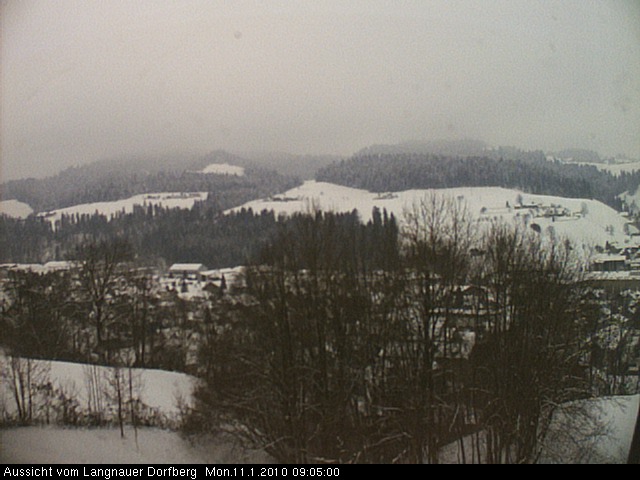 Webcam-Bild: Aussicht vom Dorfberg in Langnau 20100111-090500