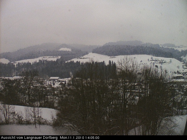 Webcam-Bild: Aussicht vom Dorfberg in Langnau 20100111-140500