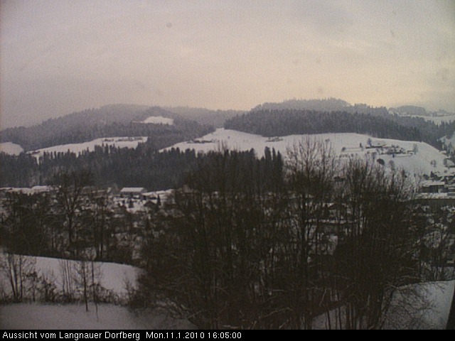 Webcam-Bild: Aussicht vom Dorfberg in Langnau 20100111-160500