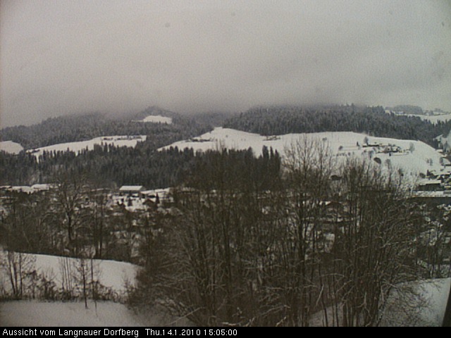 Webcam-Bild: Aussicht vom Dorfberg in Langnau 20100114-150500
