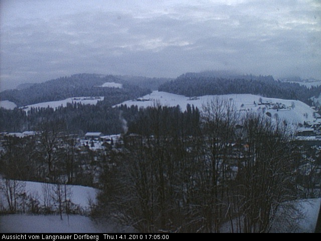 Webcam-Bild: Aussicht vom Dorfberg in Langnau 20100114-170500