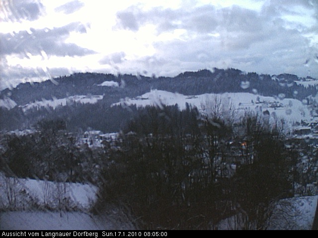 Webcam-Bild: Aussicht vom Dorfberg in Langnau 20100117-080500