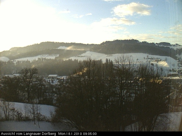 Webcam-Bild: Aussicht vom Dorfberg in Langnau 20100118-090500