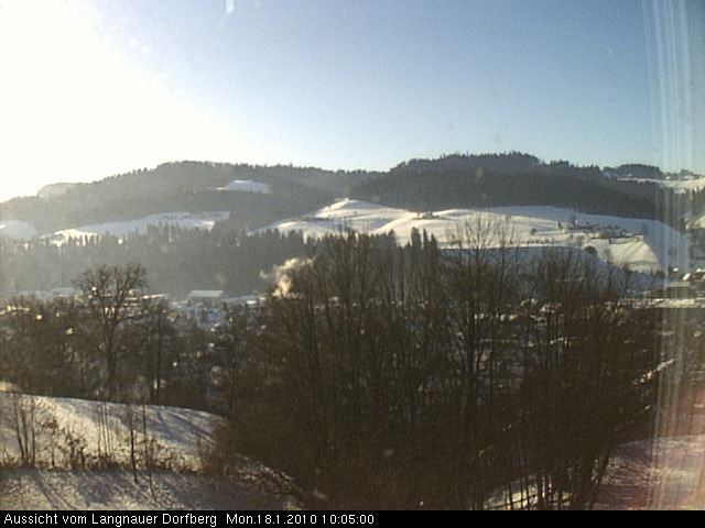 Webcam-Bild: Aussicht vom Dorfberg in Langnau 20100118-100500
