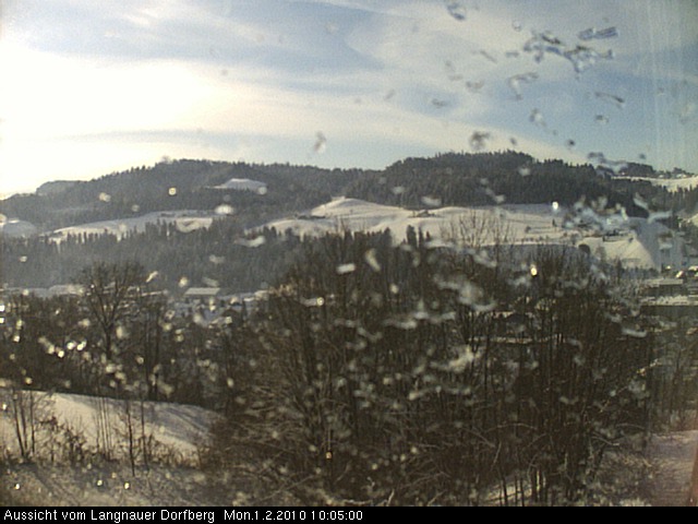 Webcam-Bild: Aussicht vom Dorfberg in Langnau 20100201-100500