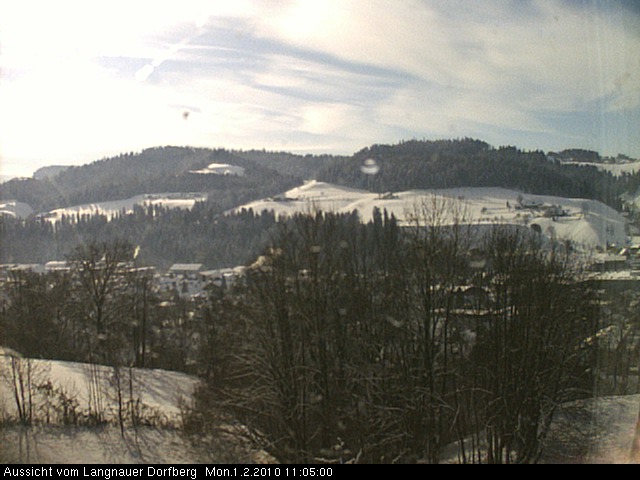 Webcam-Bild: Aussicht vom Dorfberg in Langnau 20100201-110500