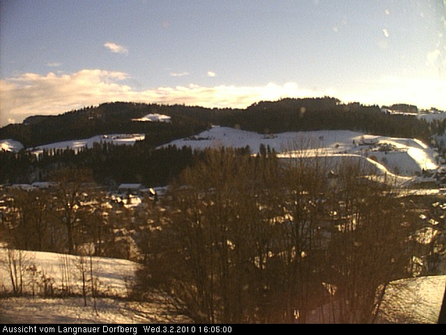 Webcam-Bild: Aussicht vom Dorfberg in Langnau 20100203-160500