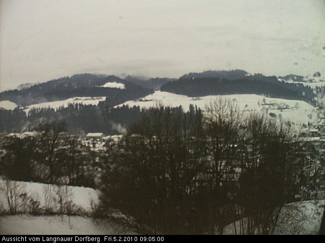 Webcam-Bild: Aussicht vom Dorfberg in Langnau 20100205-090500