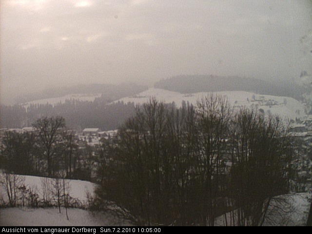 Webcam-Bild: Aussicht vom Dorfberg in Langnau 20100207-100500