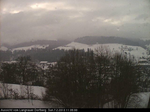 Webcam-Bild: Aussicht vom Dorfberg in Langnau 20100207-110500