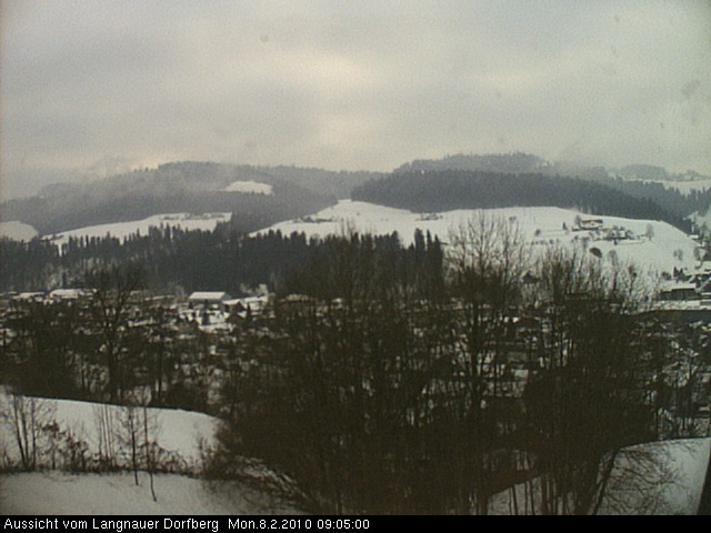 Webcam-Bild: Aussicht vom Dorfberg in Langnau 20100208-090500