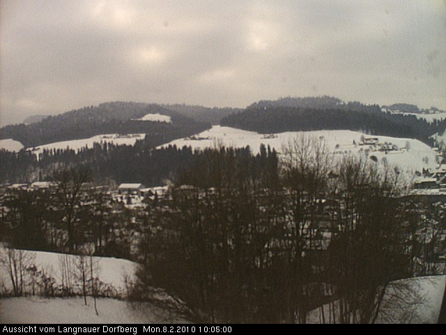Webcam-Bild: Aussicht vom Dorfberg in Langnau 20100208-100500
