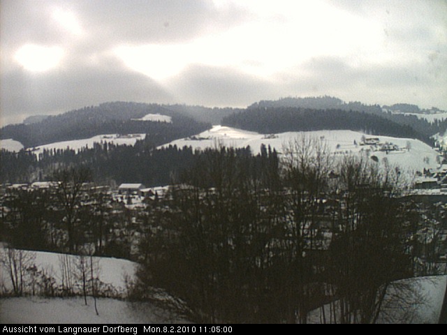 Webcam-Bild: Aussicht vom Dorfberg in Langnau 20100208-110500