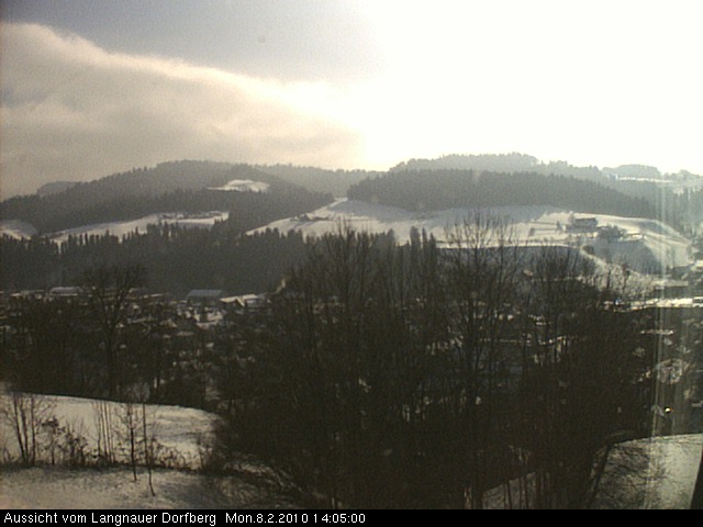 Webcam-Bild: Aussicht vom Dorfberg in Langnau 20100208-140500