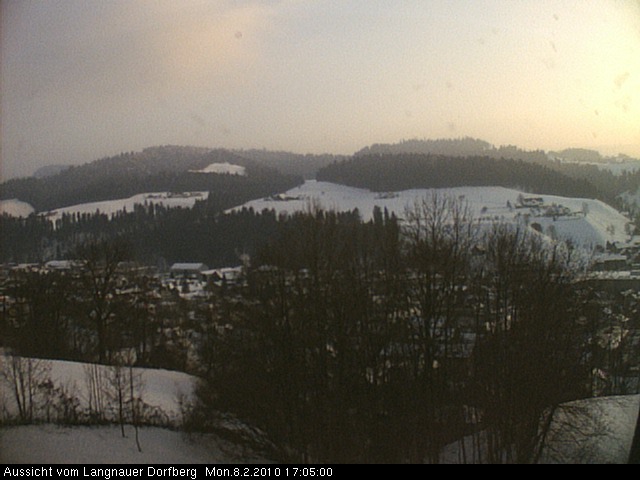 Webcam-Bild: Aussicht vom Dorfberg in Langnau 20100208-170500