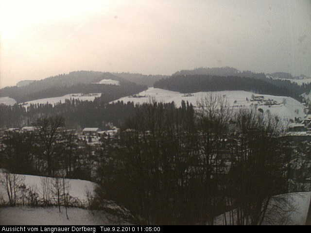 Webcam-Bild: Aussicht vom Dorfberg in Langnau 20100209-110500