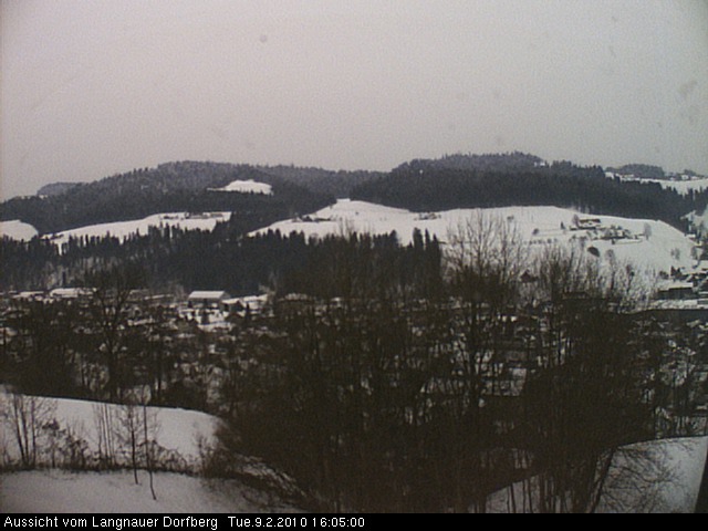 Webcam-Bild: Aussicht vom Dorfberg in Langnau 20100209-160500